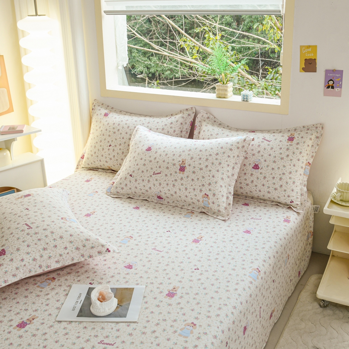 91家纺网 家纺一手货源 找家纺 （总）缘舒家纺 2026新款全棉纯棉印花单枕套枕套单件