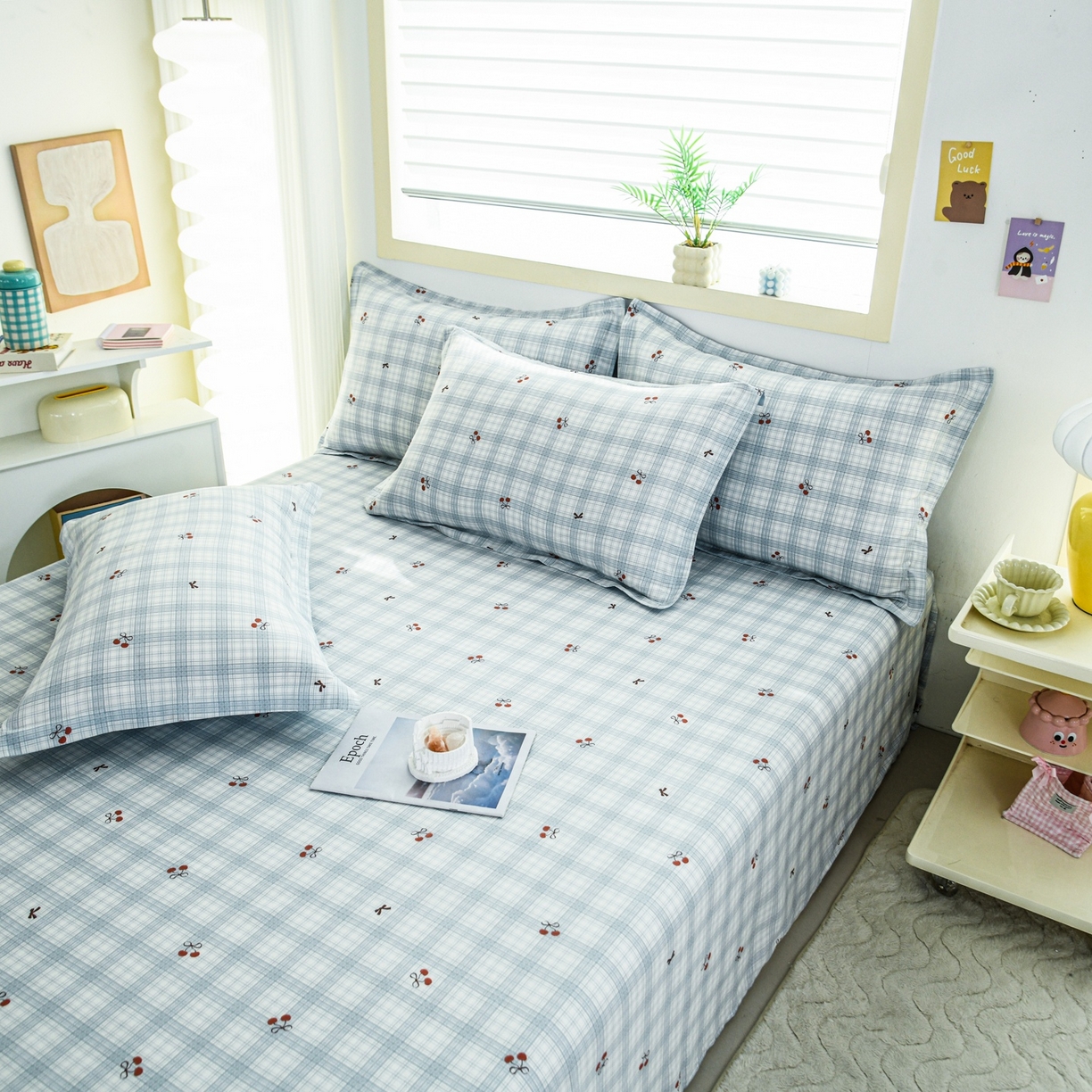 91家纺网 家纺一手货源 找家纺 （总）缘舒家纺 2026新款全棉纯棉印花单枕套枕套单件