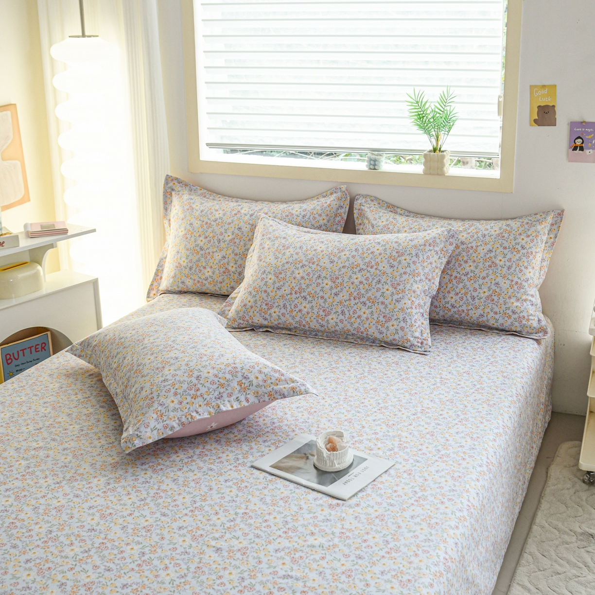 91家纺网 家纺一手货源 找家纺 （总）缘舒家纺 2026新款全棉纯棉印花单枕套枕套单件