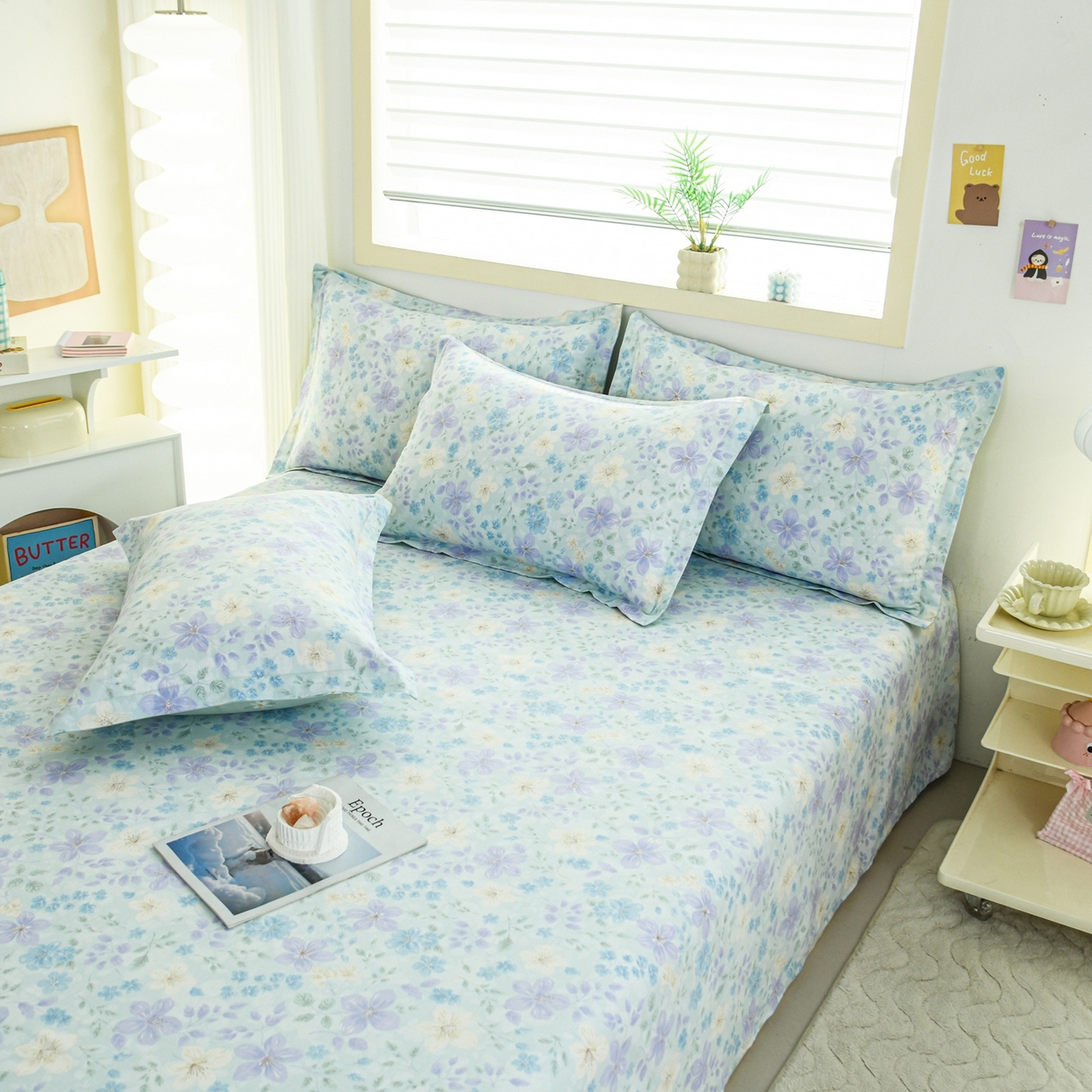 91家纺网 家纺一手货源 找家纺 （总）缘舒家纺 2026新款全棉纯棉印花单枕套枕套单件