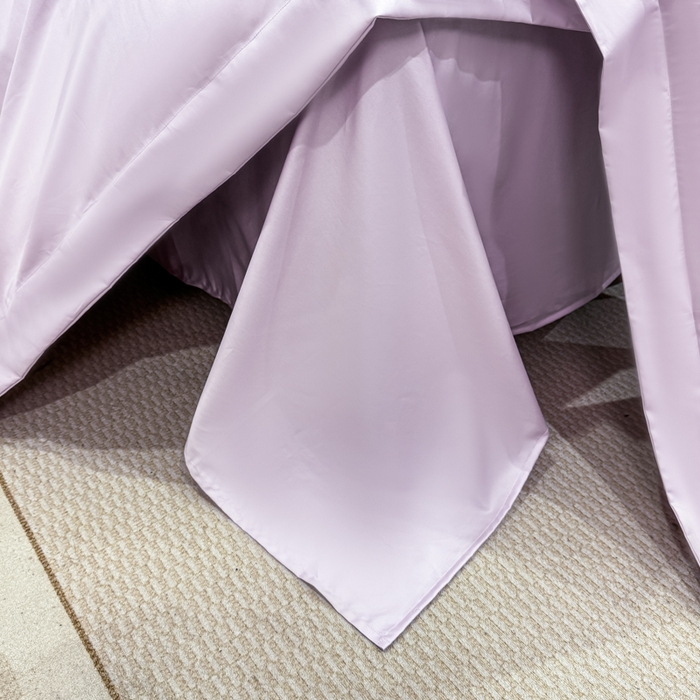 91家纺网 家纺一手货源 找家纺 盛凡家纺 2026春夏新款全棉纯棉100支长绒棉绣花四件套--萨尔夫人 萨尔夫人-浅紫