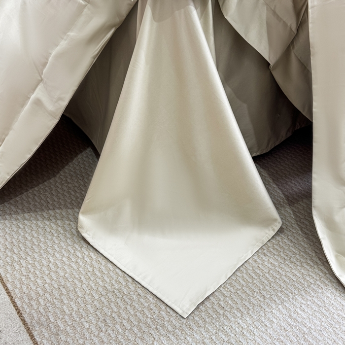 91家纺网 家纺一手货源 找家纺 盛凡家纺 2026春夏新款全棉纯棉100支长绒棉绣花四件套--萨尔夫人 萨尔夫人-奶茶色