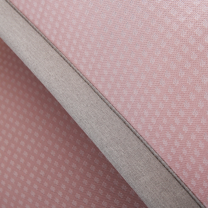 91家纺网 家纺一手货源 找家纺 小牛席业 2026新款华夫格爱家熊猫夏凉枕套凉枕套冰丝枕套藤枕套冰藤枕套冰丝枕套竹枕套凉席枕套豆豆枕套 粉色