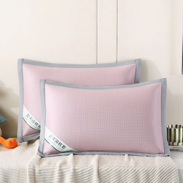 91家纺网 家纺一手货源 找家纺 （总）小牛席业 2025新款华夫格冰丝夏凉枕枕套凉枕套凉枕套冰丝枕套藤枕套冰藤枕套冰丝枕套竹枕套凉席枕套豆豆枕套