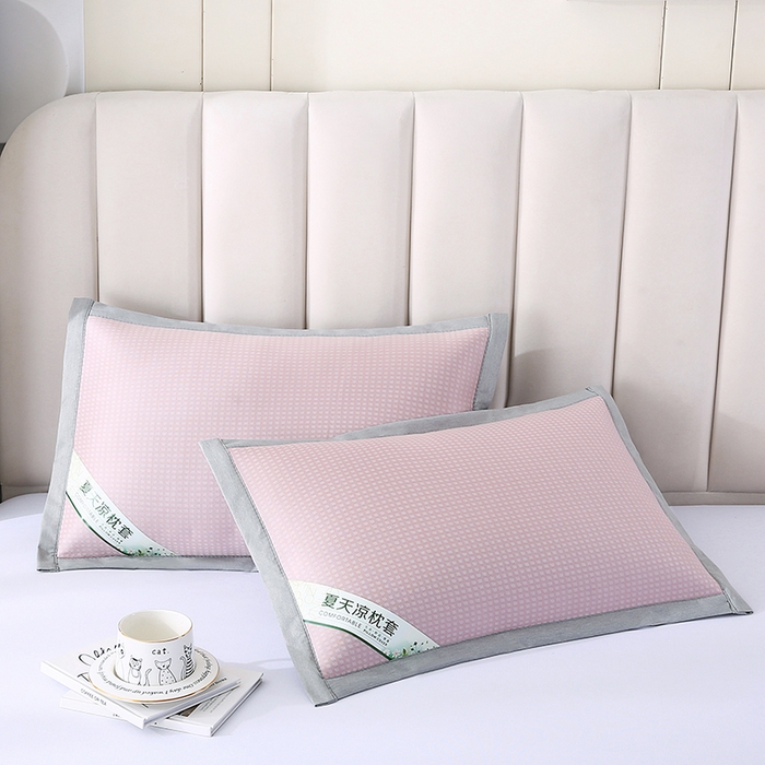 91家纺网 家纺一手货源 找家纺 （总）小牛席业 2025新款华夫格冰丝夏凉枕枕套凉枕套凉枕套冰丝枕套藤枕套冰藤枕套冰丝枕套竹枕套凉席枕套豆豆枕套