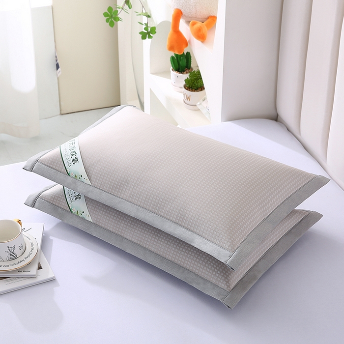 91家纺网 家纺一手货源 找家纺 小牛席业 2025新款华夫格冰丝夏凉枕枕套凉枕套凉枕套冰丝枕套藤枕套冰藤枕套冰丝枕套竹枕套凉席枕套豆豆枕套 经典款-华夫格凉感冰丝枕套（香槟）