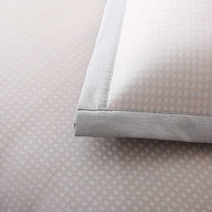 91家纺网 家纺一手货源 找家纺 小牛席业 2025新款华夫格冰丝夏凉枕枕套凉枕套凉枕套冰丝枕套藤枕套冰藤枕套冰丝枕套竹枕套凉席枕套豆豆枕套 经典款-华夫格凉感冰丝枕套（香槟）