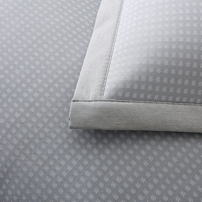 91家纺网 家纺一手货源 找家纺 小牛席业 2025新款华夫格冰丝夏凉枕枕套凉枕套凉枕套冰丝枕套藤枕套冰藤枕套冰丝枕套竹枕套凉席枕套豆豆枕套 经典款-华夫格凉感冰丝枕套（灰色）