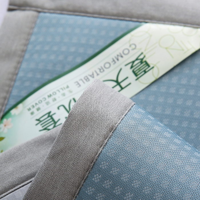 91家纺网 家纺一手货源 找家纺 小牛席业 2025新款华夫格冰丝夏凉枕枕套凉枕套凉枕套冰丝枕套藤枕套冰藤枕套冰丝枕套竹枕套凉席枕套豆豆枕套 经典款-华夫格凉感冰丝枕套（蓝色）