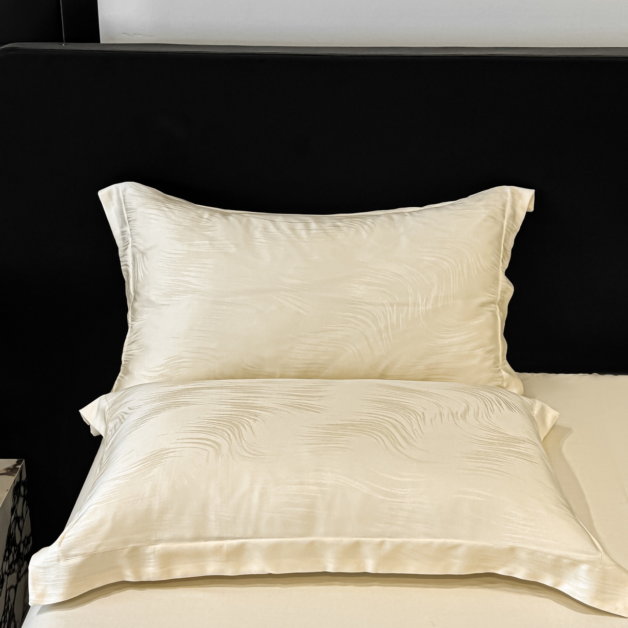 91家纺网 家纺一手货源 找家纺 （总）慕晨 2026新款莱赛尔提花被套四件套高级简奢款天丝4件套直播热款