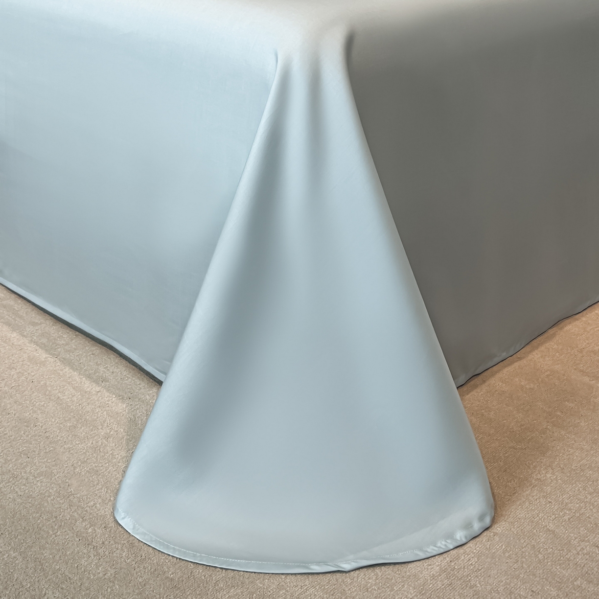 91家纺网 家纺一手货源 找家纺 慕晨 2026新款莱赛尔提花被套四件套高级简奢款天丝4件套直播热款 花落