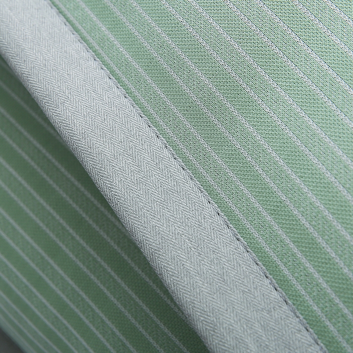 91家纺网 家纺一手货源 找家纺 小牛席业 2026新款经典条纹-冰丝夏凉枕套 绿色