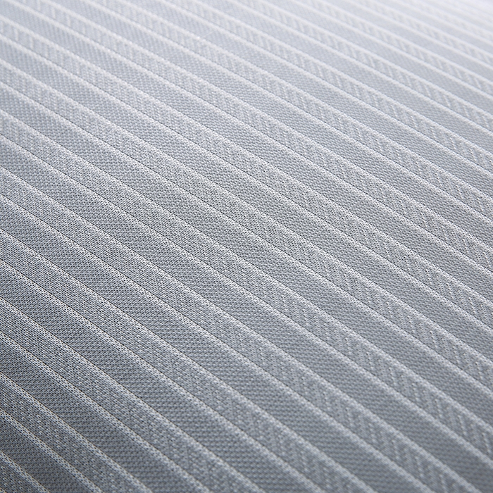 91家纺网 家纺一手货源 找家纺 小牛席业 2026新款经典条纹-冰丝夏凉枕套 灰色