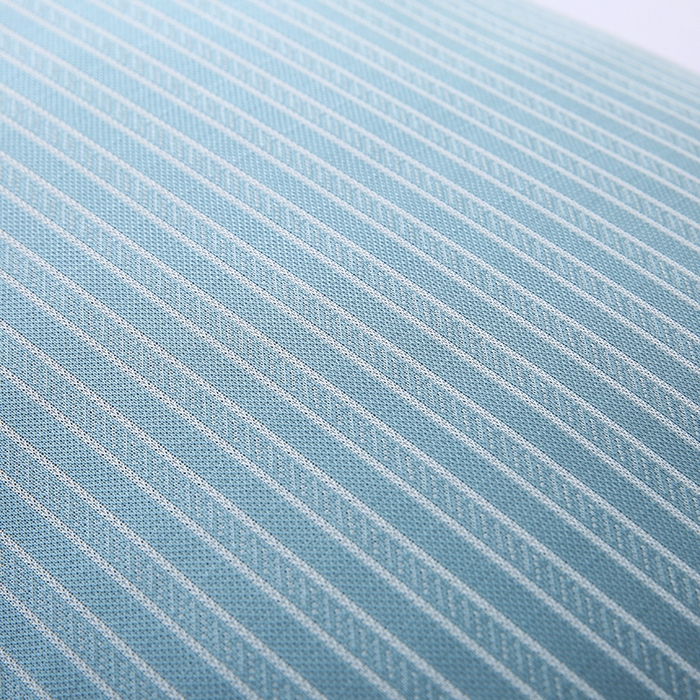 91家纺网 家纺一手货源 找家纺 小牛席业 2026新款经典条纹-冰丝夏凉枕套 蓝色