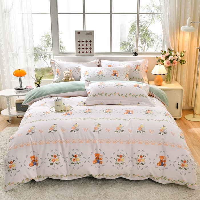 91家纺网 家纺一手货源 找家纺 （总）董成龙 2026新款直播爆款加厚全棉活性磨毛四件套纯棉三件套