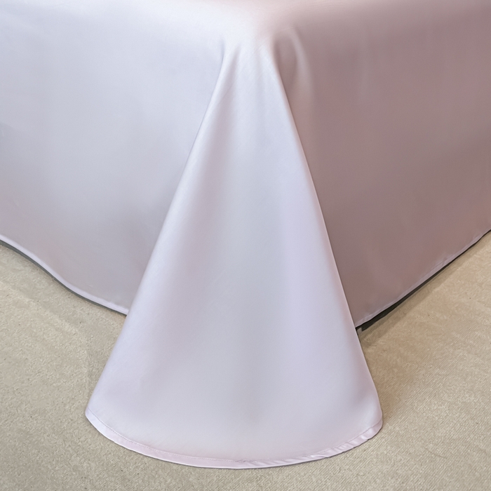 91家纺网 家纺一手货源 找家纺 慕晨 2026新款莱赛尔提花被套四件套高级简奢款天丝4件套直播热款 落溪