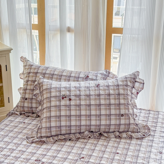 91家纺网 家纺一手货源 找家纺 （总）爱妮玖玖 2026新款小蕾丝花边夹棉单枕套枕套单件单品枕套