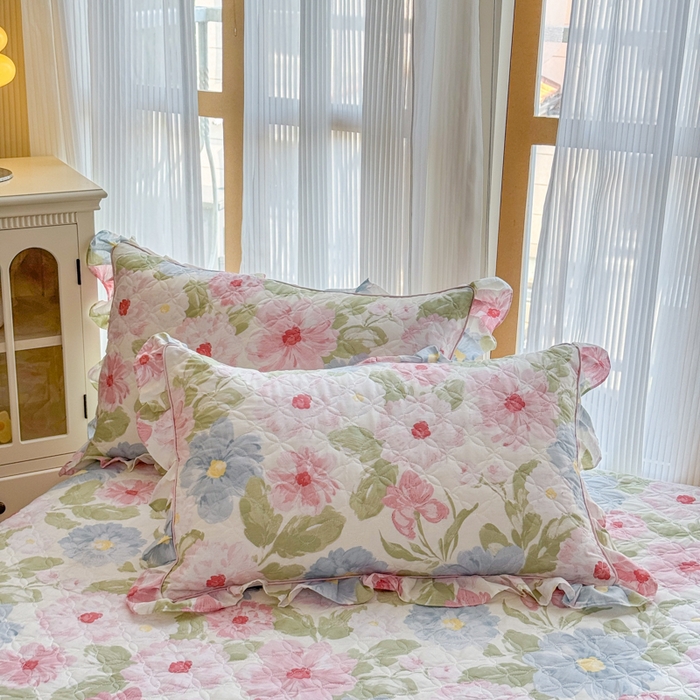 91家纺网 家纺一手货源 找家纺 （总）爱妮玖玖 2026新款小蕾丝花边夹棉单枕套枕套单件单品枕套