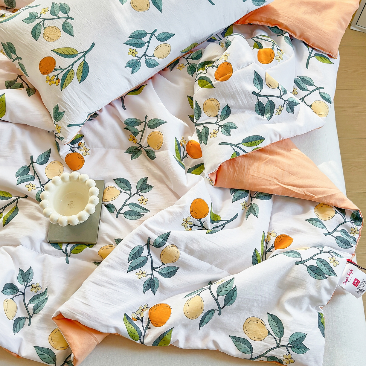 91家纺网 家纺一手货源 找家纺 梵克保罗 2026新款跑量印花款夏被被子被芯系列 金果小筑