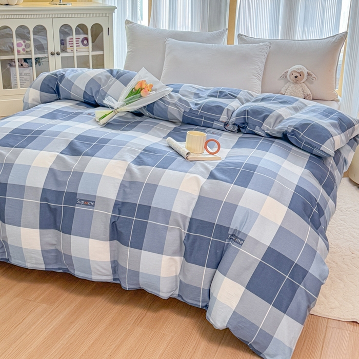 91家纺网 家纺一手货源 找家纺 （总）爱妮玖玖 2026新款小蕾丝全棉纯棉印花单层单被套被套单件单品被套