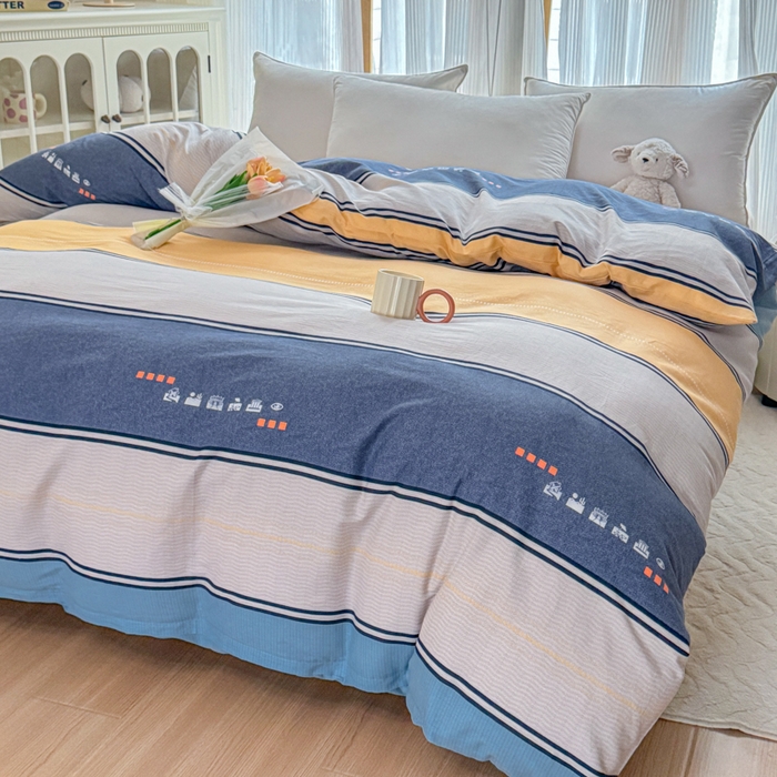 91家纺网 家纺一手货源 找家纺 （总）爱妮玖玖 2026新款小蕾丝全棉纯棉印花单层单被套被套单件单品被套