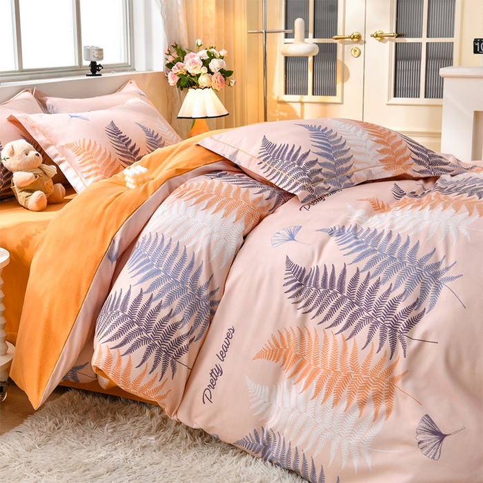 91家纺网 家纺一手货源 找家纺 董成龙 2026新款直播爆款加厚全棉活性磨毛四件套纯棉三件套 繁华似锦