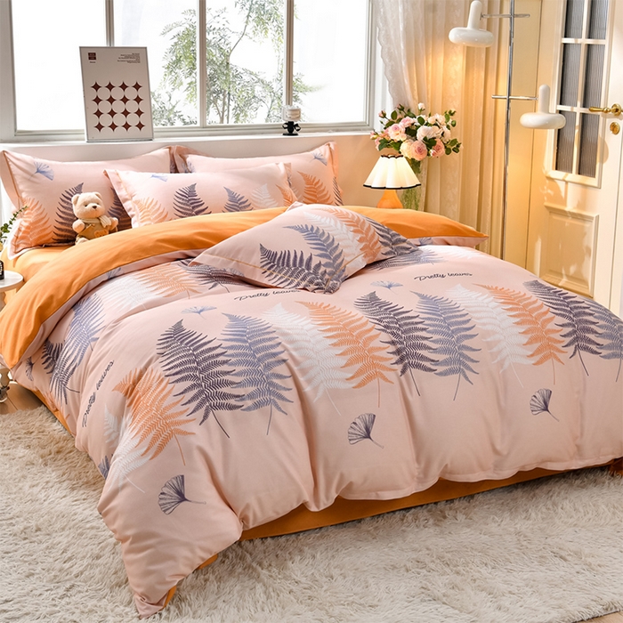 91家纺网 家纺一手货源 找家纺 董成龙 2026新款直播爆款加厚全棉活性磨毛四件套纯棉三件套 繁华似锦