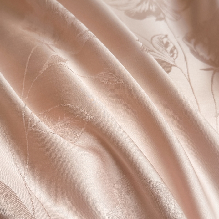 91家纺网 家纺一手货源 找家纺 慕晨 2026新款莱赛尔提花被套四件套高级简奢款天丝4件套直播热款 亚菲