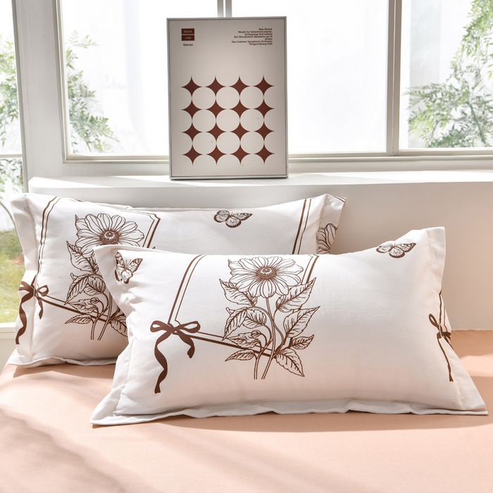 91家纺网 家纺一手货源 找家纺 董成龙 2026新款直播爆款加厚全棉活性磨毛四件套纯棉三件套 雨露花香