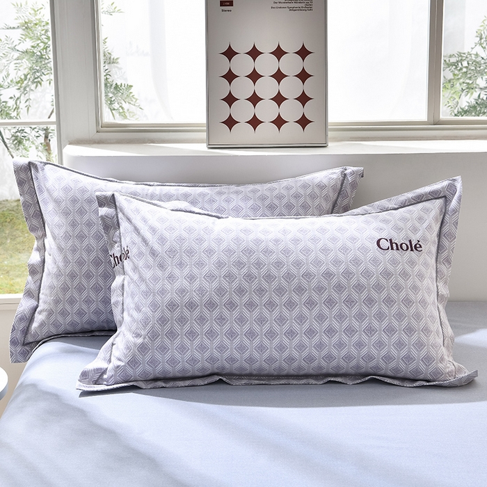 91家纺网 家纺一手货源 找家纺 董成龙 2026新款直播爆款加厚全棉活性磨毛四件套纯棉三件套 昔城-灰