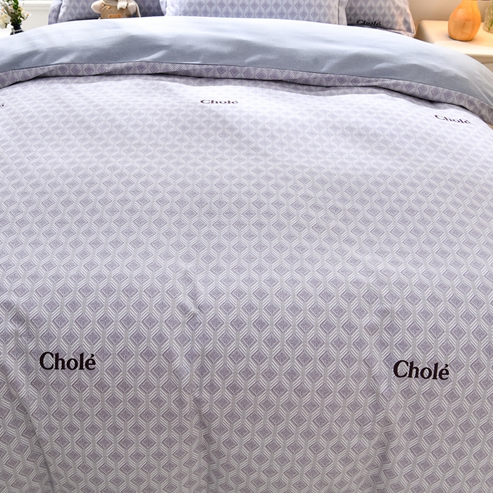 91家纺网 家纺一手货源 找家纺 董成龙 2026新款直播爆款加厚全棉活性磨毛四件套纯棉三件套 昔城-灰