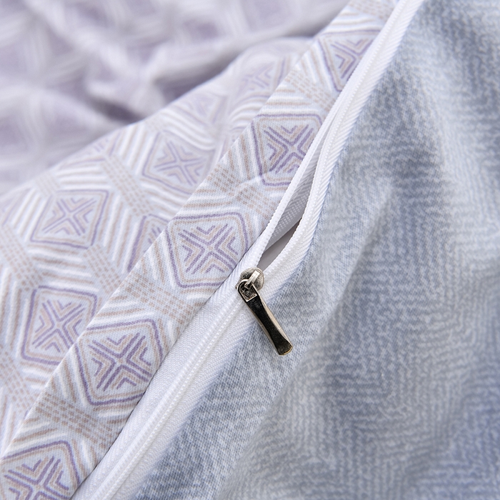 91家纺网 家纺一手货源 找家纺 董成龙 2026新款直播爆款加厚全棉活性磨毛四件套纯棉三件套 昔城-灰