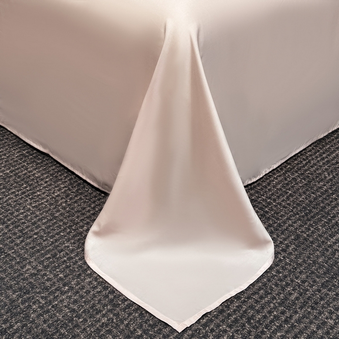 91家纺网 家纺一手货源 找家纺 慕晨 2026新款莱赛尔提花四件套高级简奢款天丝夏被四件套直播热款 艾尔