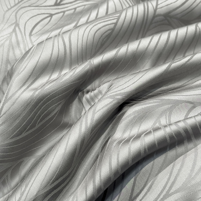 91家纺网 家纺一手货源 找家纺 慕晨 2026新款莱赛尔提花四件套高级简奢款天丝夏被四件套直播热款 波雅