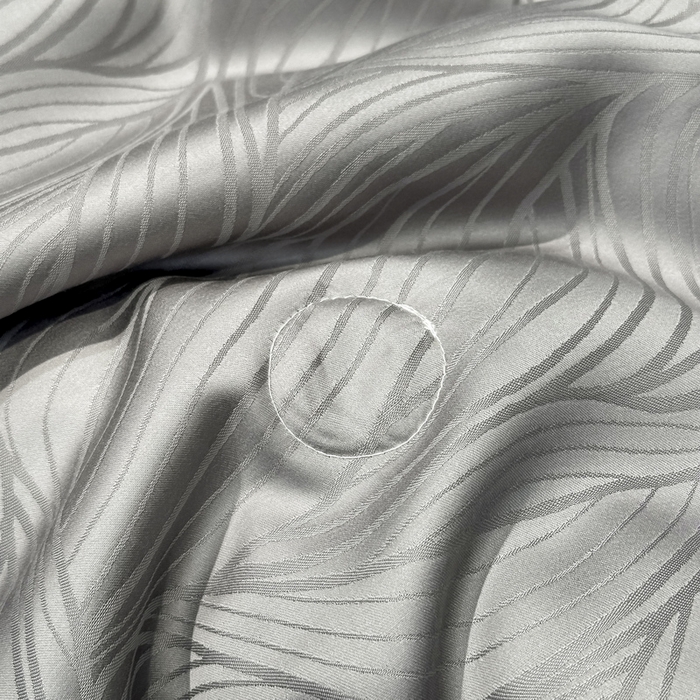 91家纺网 家纺一手货源 找家纺 慕晨 2026新款莱赛尔提花四件套高级简奢款天丝夏被四件套直播热款 波雅