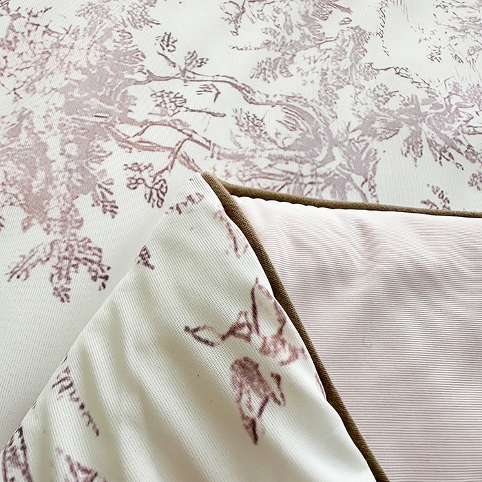 91家纺网 家纺一手货源 找家纺 幸嘉轩 2026新款凉感丝夏被床盖四件套拼色夏凉被空调被 小梦园-粉