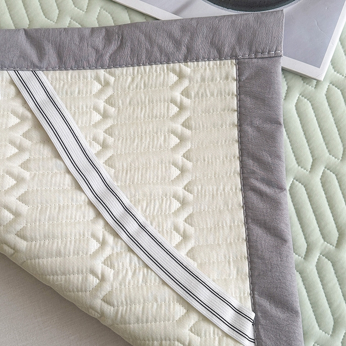 91家纺网 家纺一手货源 找家纺 幸嘉轩 2026新款凉感丝夏被床盖四件套拼色夏凉被空调被 紫+绿