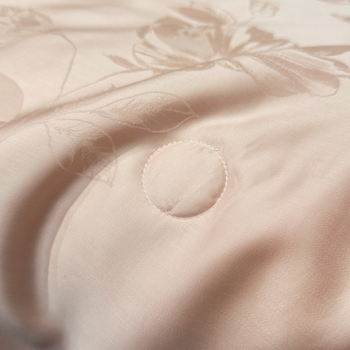 91家纺网 家纺一手货源 找家纺 慕晨 2026新款莱赛尔提花四件套高级简奢款天丝夏被四件套直播热款 亚菲