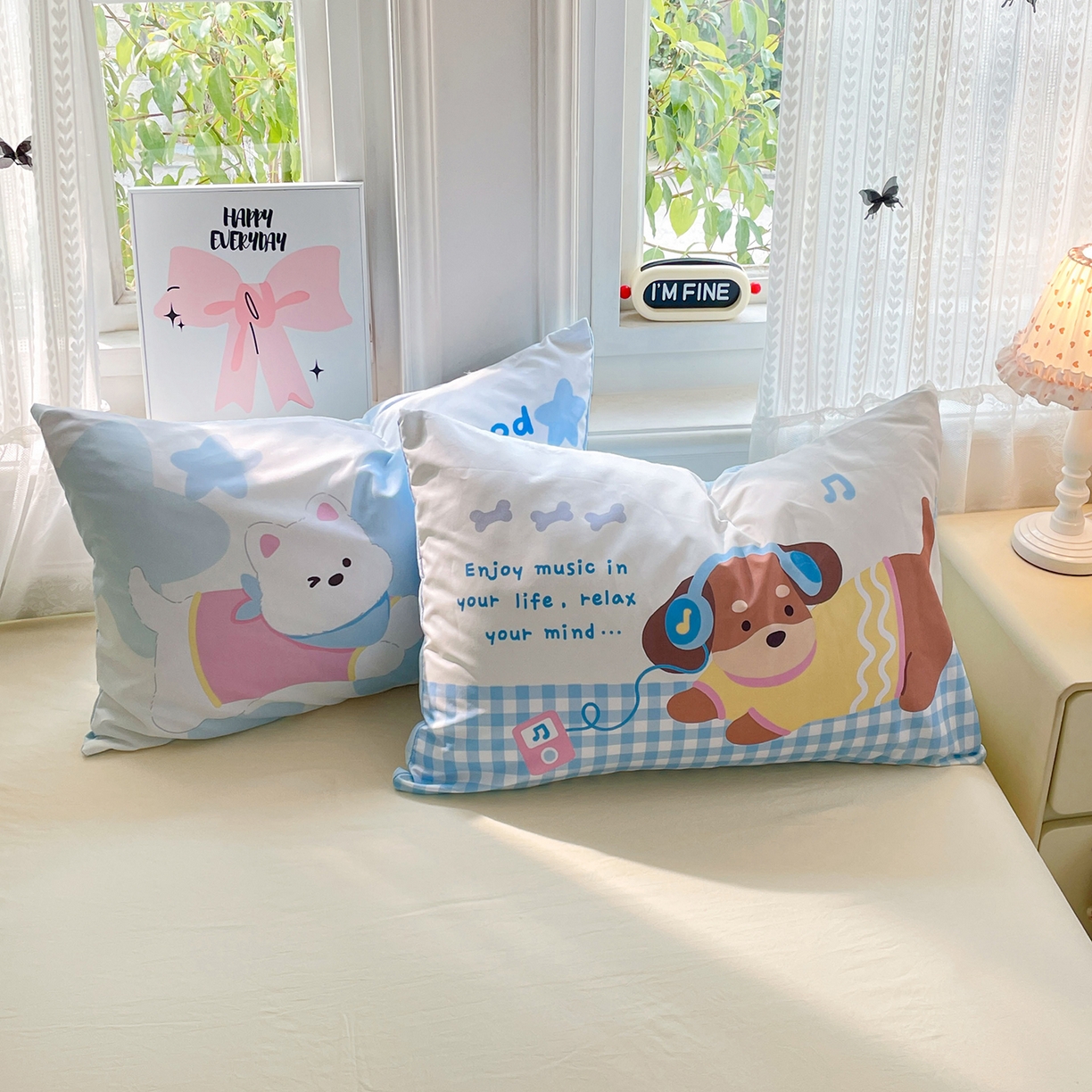 91家纺网 家纺一手货源 找家纺 康纳利 2026新款加厚水洗云朵棉大版毛巾绣夏凉被空调被印花卡通夏被四件套 动物趴-蓝