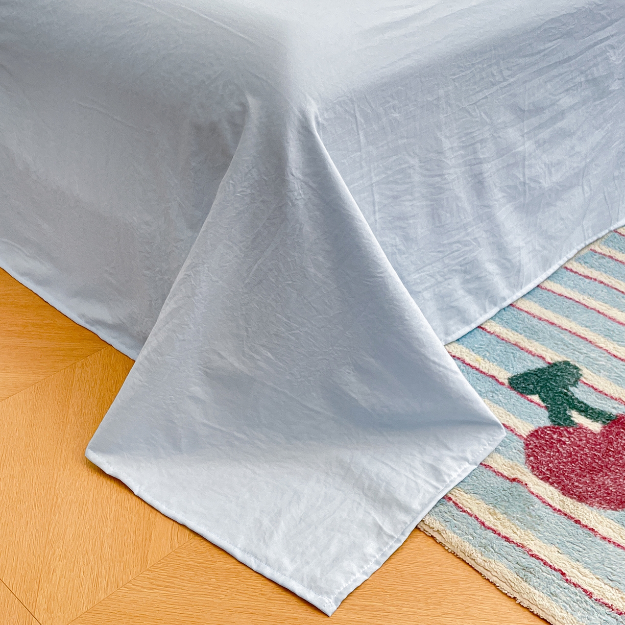 91家纺网 家纺一手货源 找家纺 康纳利 2026新款加厚水洗云朵棉大版毛巾绣夏凉被空调被印花卡通夏被四件套 花田萌宠-粉