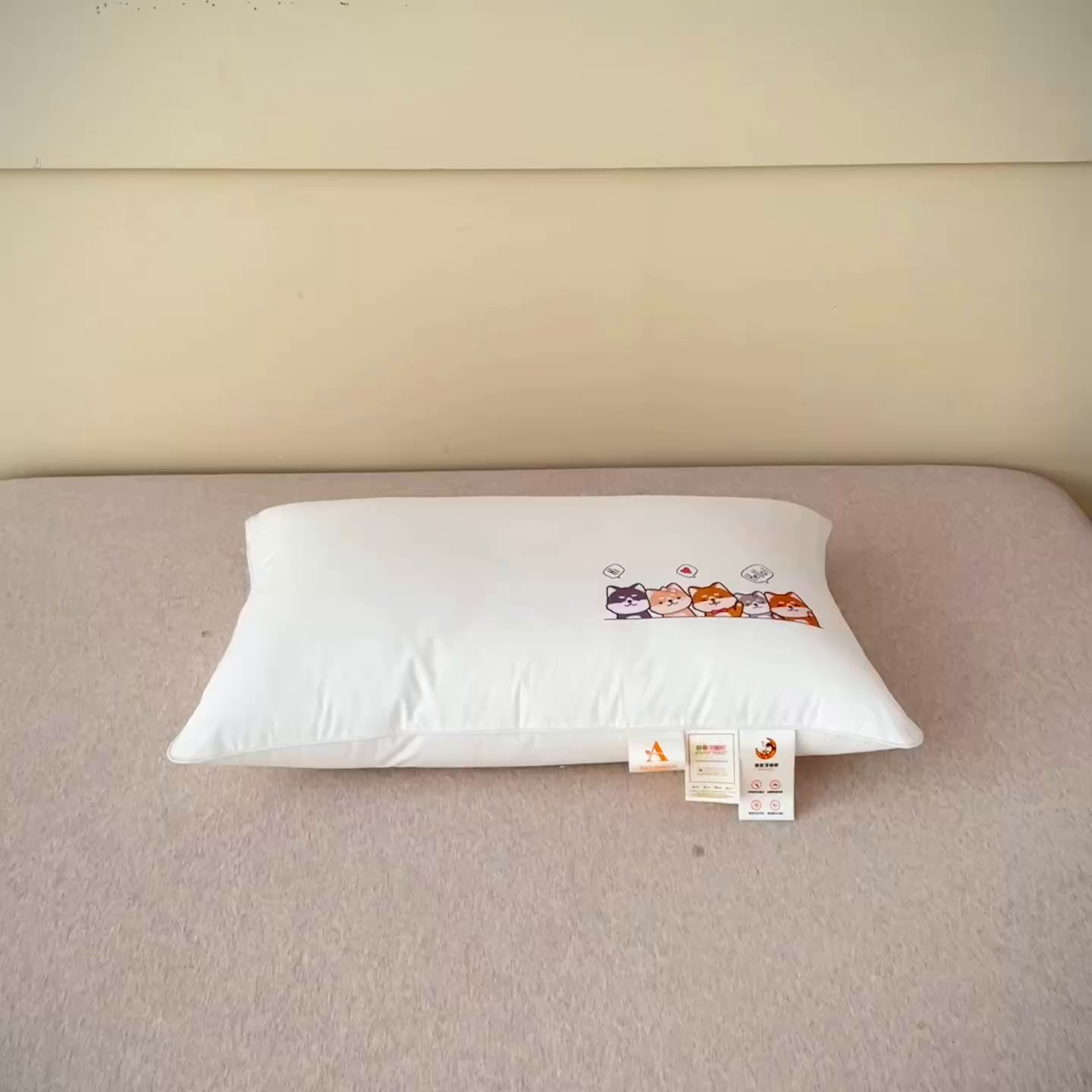 91家纺网 家纺一手货源 找家纺 （总）芯宜佳 2026新款枕芯A类全棉按摩卡通儿童枕头学生宿舍专用护颈枕芯