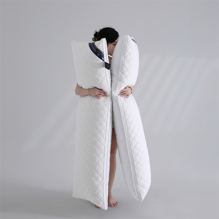 91家纺网 家纺一手货源 找家纺 （总）芯宜佳 2026新款枕芯立体菱形三线格长枕双人枕芯酒店情侣枕家用亲子枕头