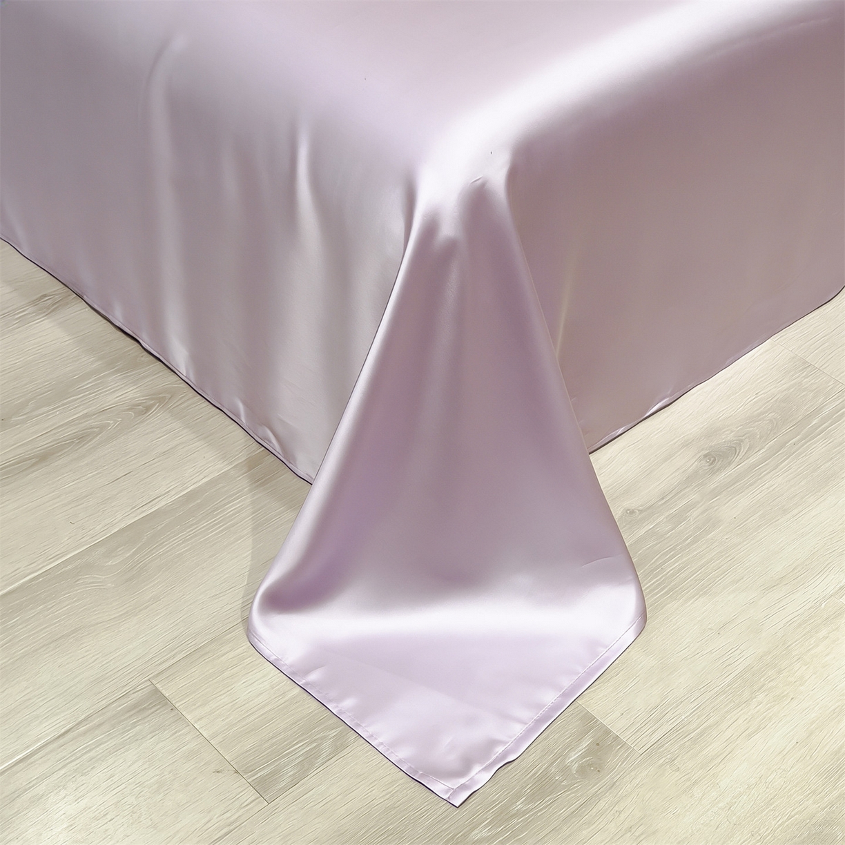 91家纺网 家纺一手货源 找家纺 兄弟坊 2026新款水洗冰丝刺绣夏被夏凉被夏被四件套 蝴蝶-淡粉