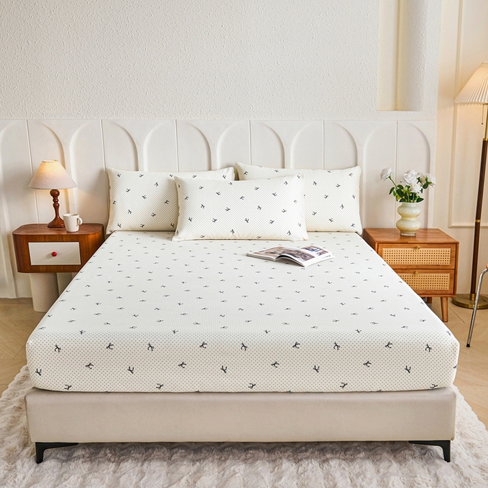 91家纺网 家纺一手货源 找家纺 （总）义博家纺 2026新款原棉老粗布单床笠