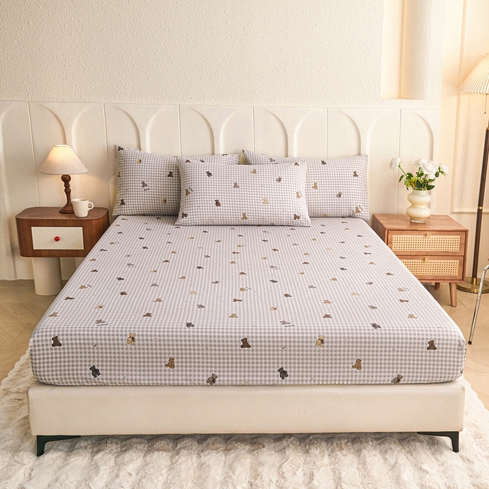 91家纺网 家纺一手货源 找家纺 （总）义博家纺 2026新款原棉老粗布单床笠