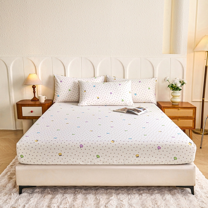 91家纺网 家纺一手货源 找家纺 （总）义博家纺 2026新款原棉老粗布单床笠