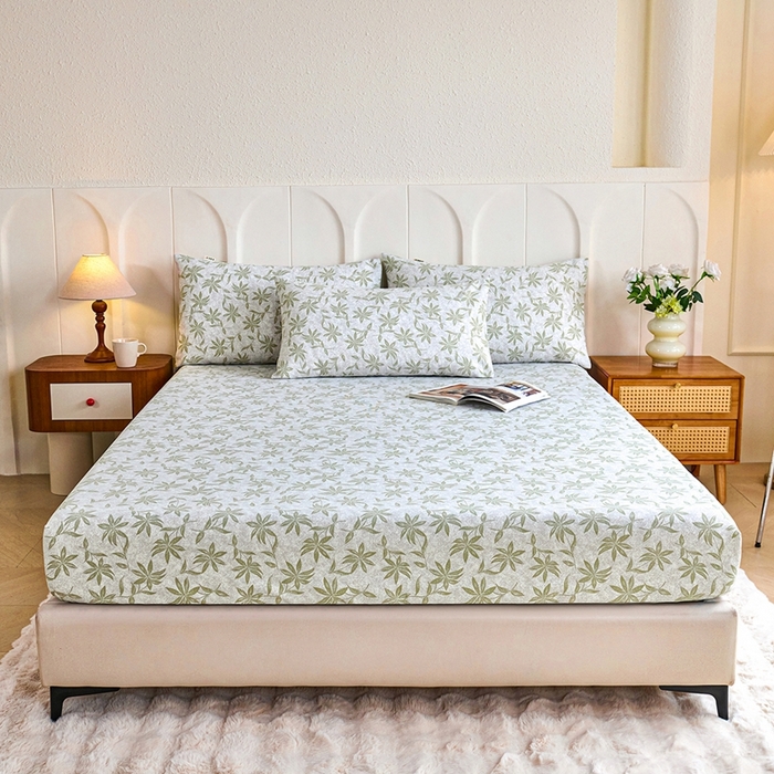 91家纺网 家纺一手货源 找家纺 （总）义博家纺 2026新款原棉老粗布单床笠