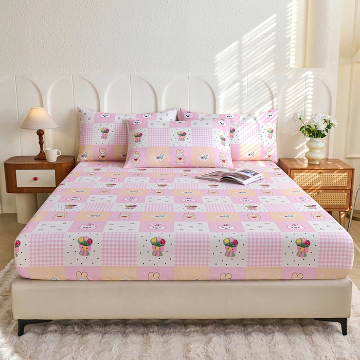 91家纺网 家纺一手货源 找家纺 （总）义博家纺 2026新款原棉老粗布单床笠