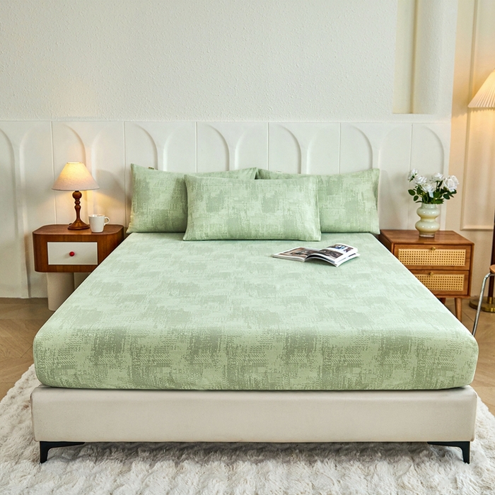 91家纺网 家纺一手货源 找家纺 （总）义博家纺 2026新款原棉老粗布单床笠