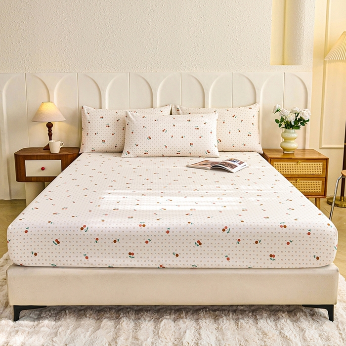 91家纺网 家纺一手货源 找家纺 （总）义博家纺 2026新款原棉老粗布单床笠